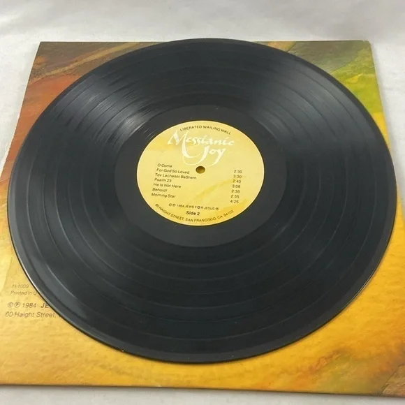 Liberated Wailing Wall Messianic Way 1984 Jews For Jesus Vinyl Record LP - Picture 7 of 13